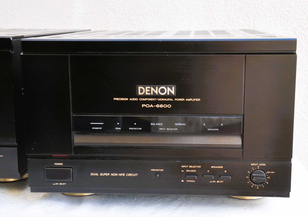Power Amplifiers Denon POA-6600 + Preamplifier Denon PRA-1100