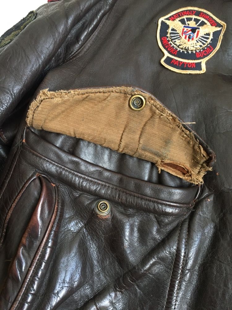 Kurtka Skórzana Type A-2 Leather Flight Jacket Air Force. VINTAGE!