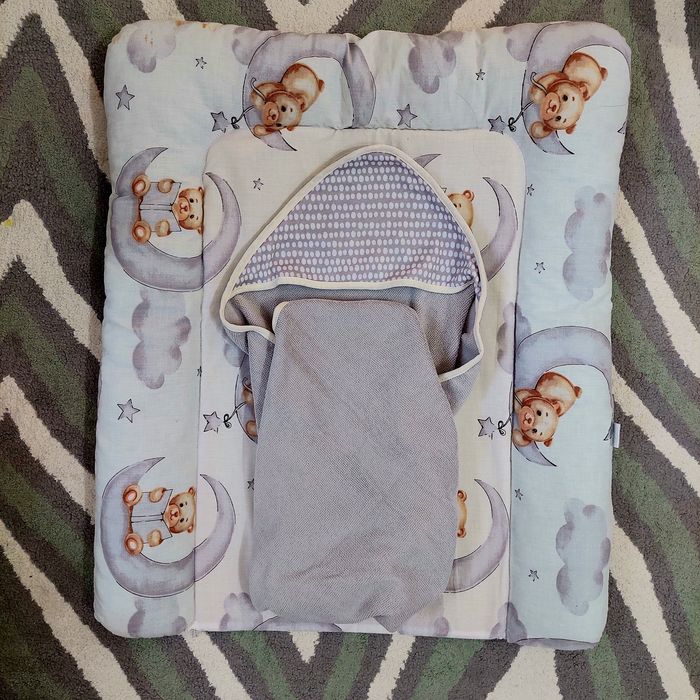 матрас на пеленатор, матрас на пеленальний столик одіяло плед рушник