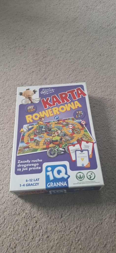 Karta Rowerowa Gra Planszowa Granna