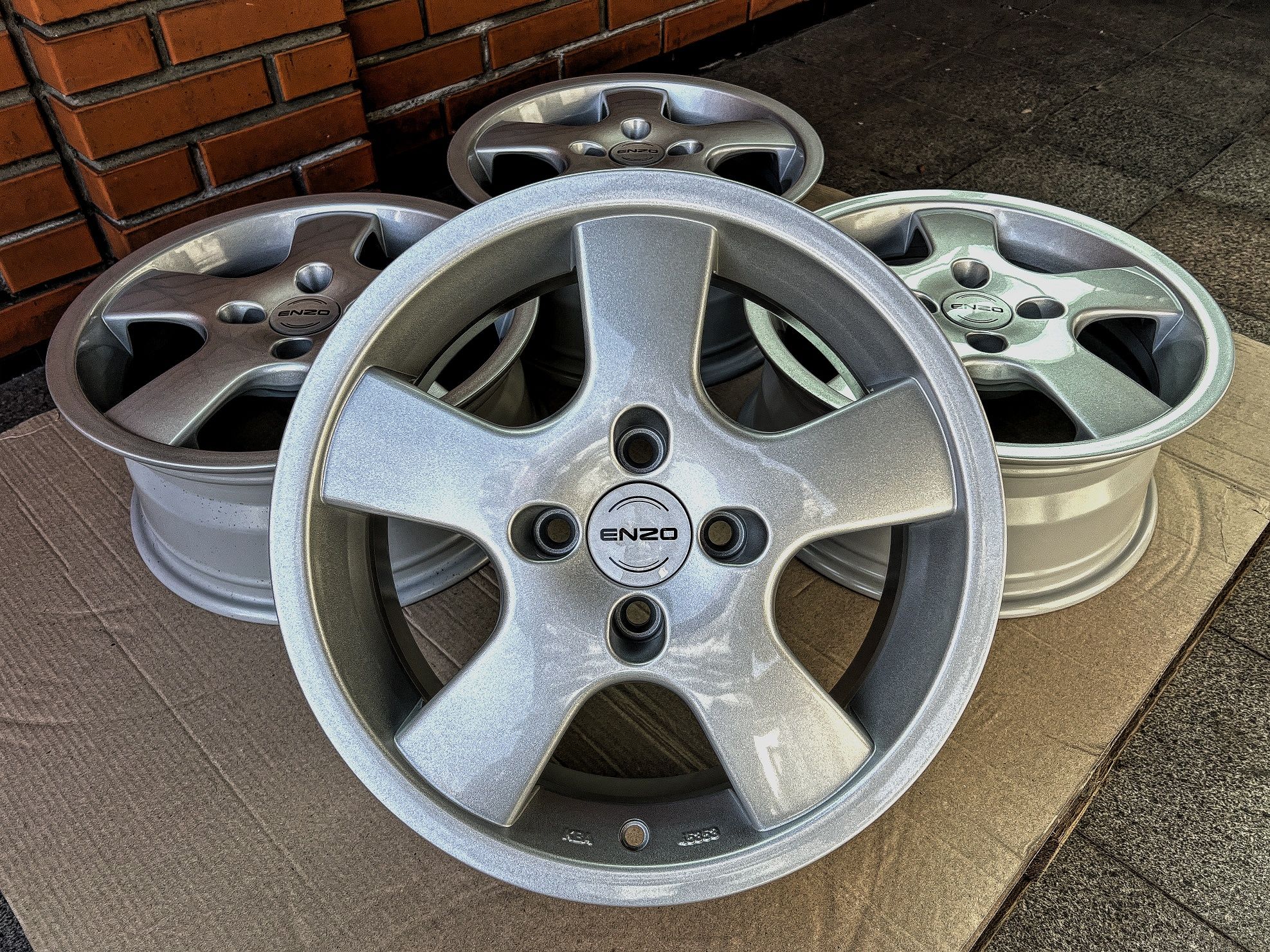 Нові диски R15 4x100 ENZO | 6.5J ET38 ЦО60.1 | Original Germany | NEW