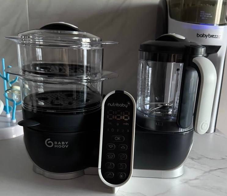 Блендер-пароварка Babymoov Nutribaby+, серый