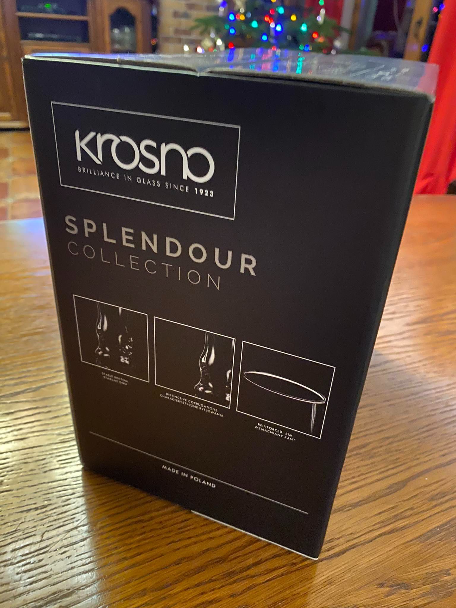 Krosno Splendour Szklanki Do Piwa 500 Ml 6 Sztuk