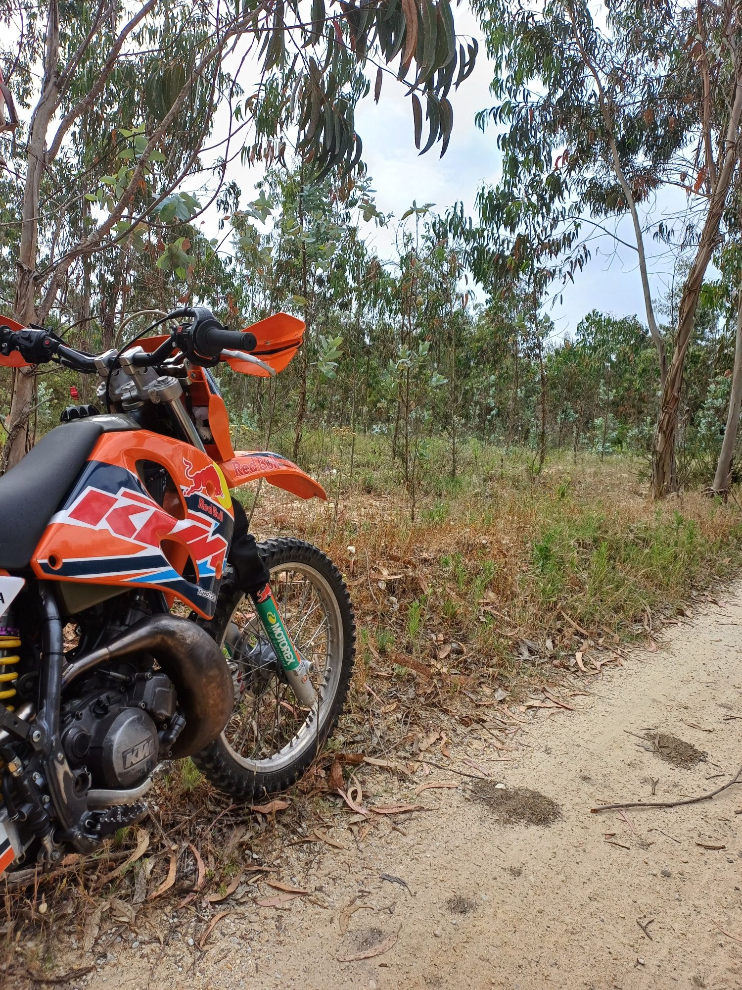 mota ktm 125cc com kit athena para 175cc