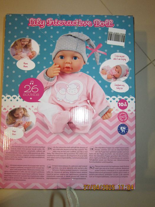 LALKA SMIKI, interaktywna lalka bobas z dźwiękiem