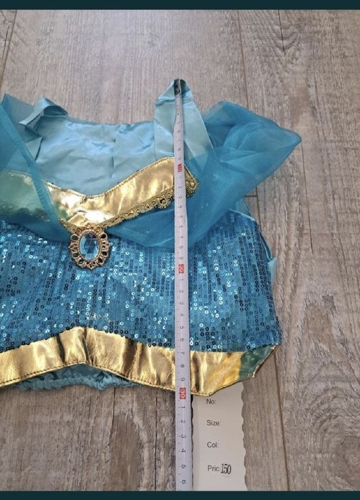 Rozm 140/146 (150) - Przebranie, strój Alladynka, Księżnicza Jaśmina