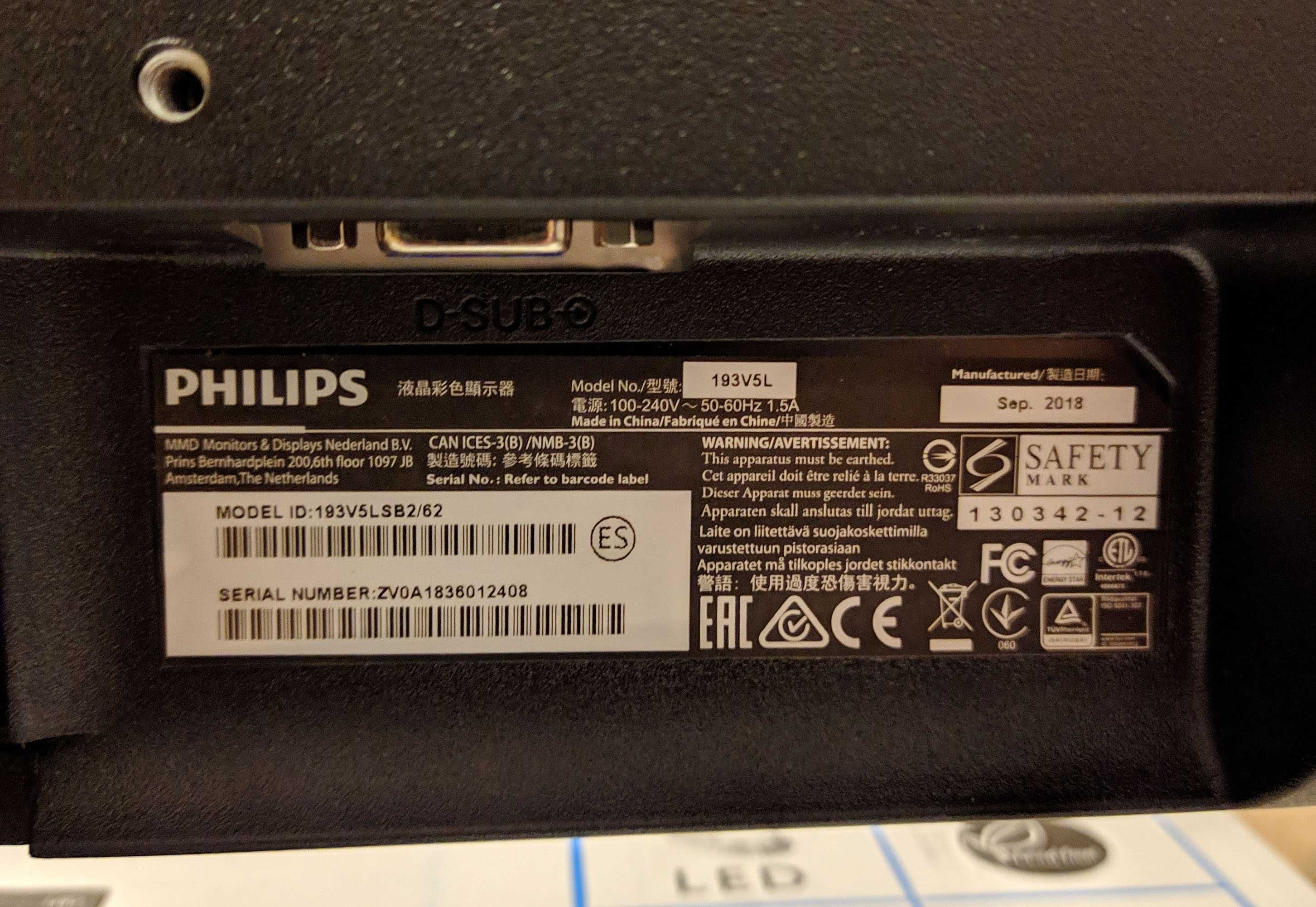 монитор Philips 19"