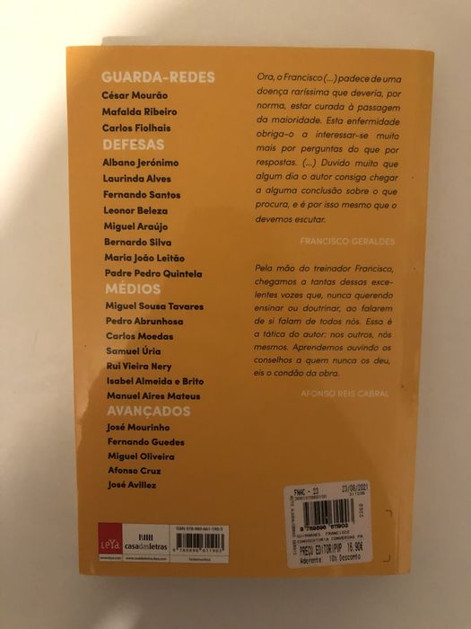 Livro Treinador Futebol - Convocatória - Francisco Guimarães