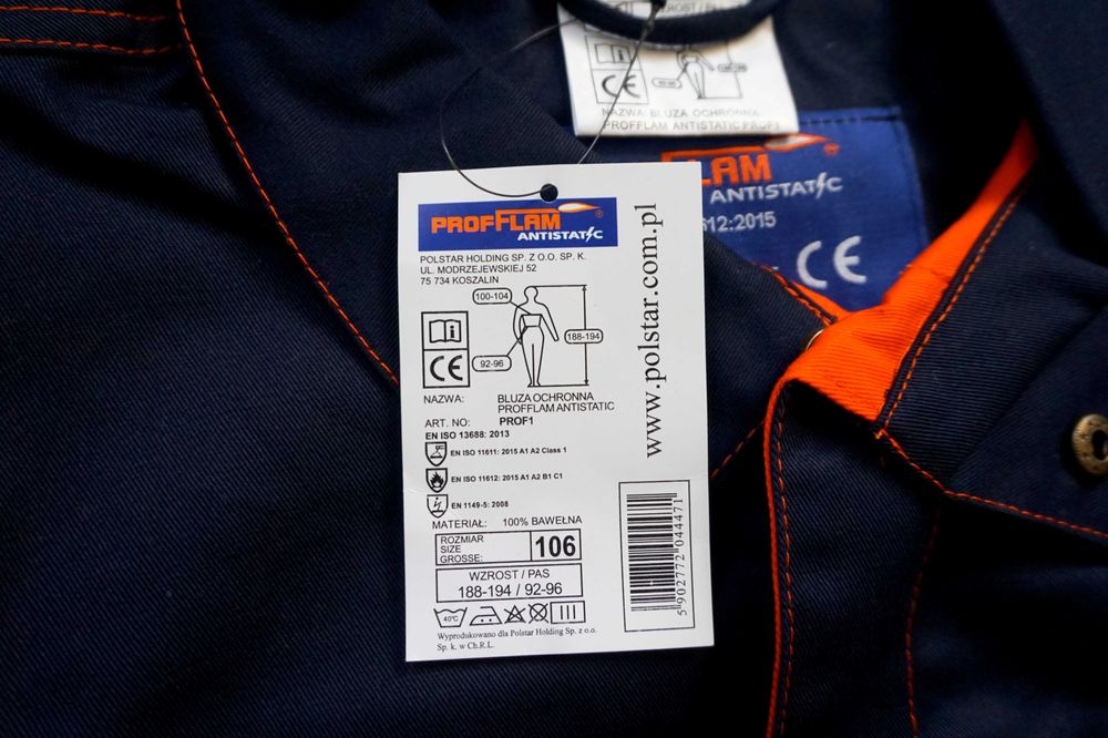 Nowa bluza robocza Profflam rozmiar 106