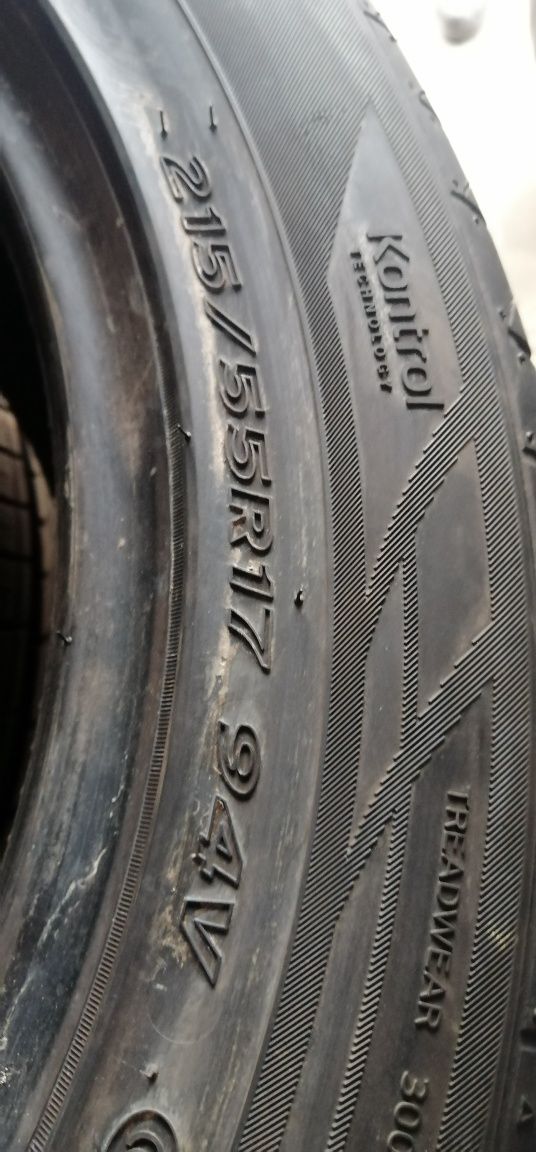 215/55/17 Hankook 1x2020r 1x19 7mm