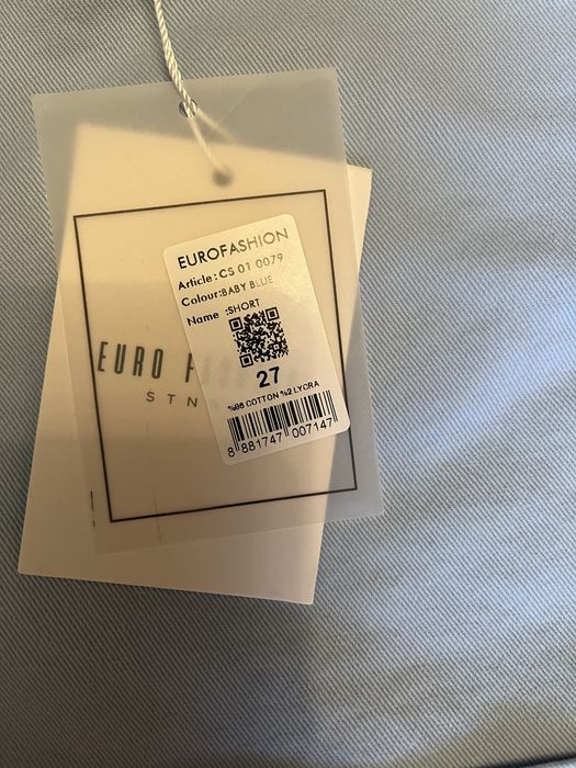 жіночі блакитні шорти