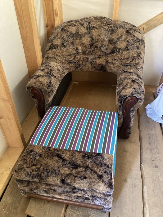 Крісло мʼяке розкладне бу