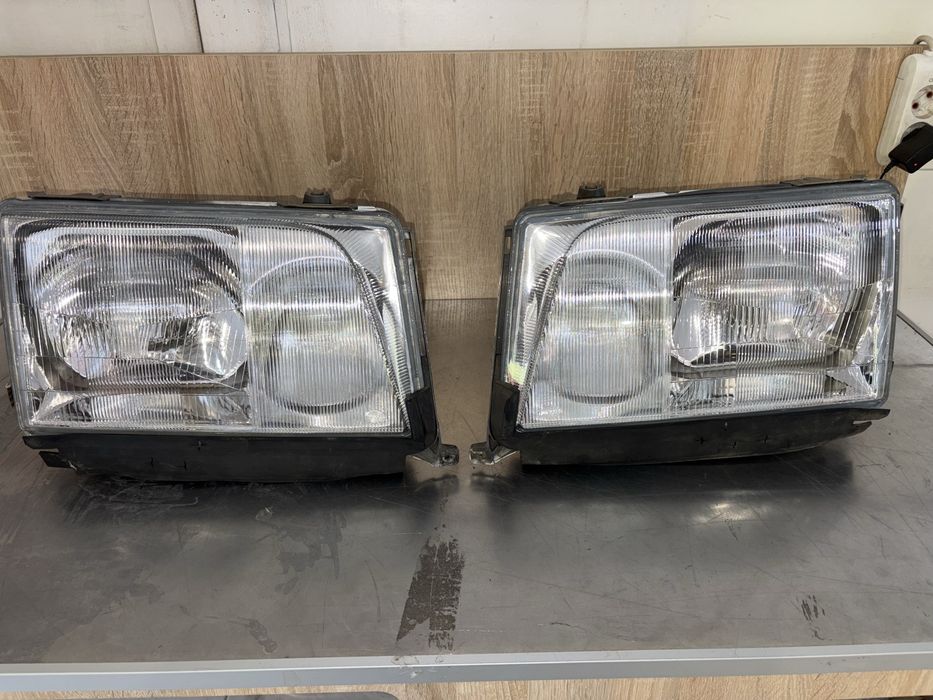 Решотка решітка хром капоту рестайл  Mercedes benz w124