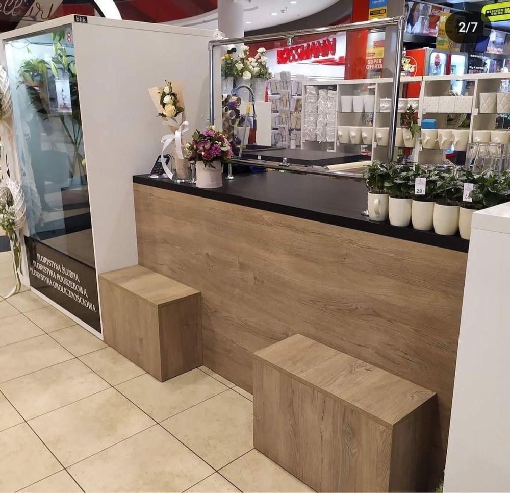 Meble do galerii handlowej (wyspa do kwiaciarni)