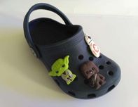Star Wars - pins para pulseiras e calçado tipo crocs