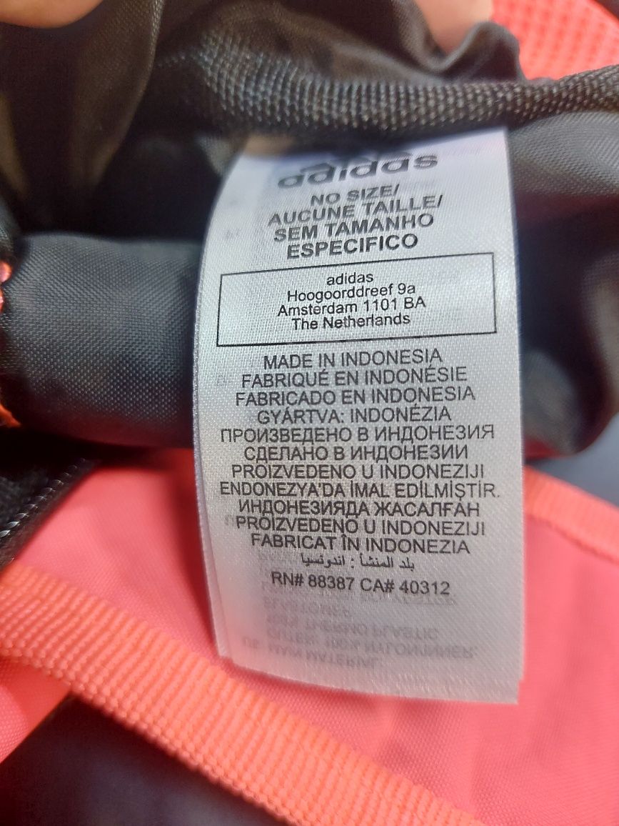 Рюкзак adidas Performance HC7270
колір помаранчевий великий з принтом