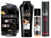 Szampon, odżywka, lakier do włosów + kosmetyczka GLISS Ultimate Repair