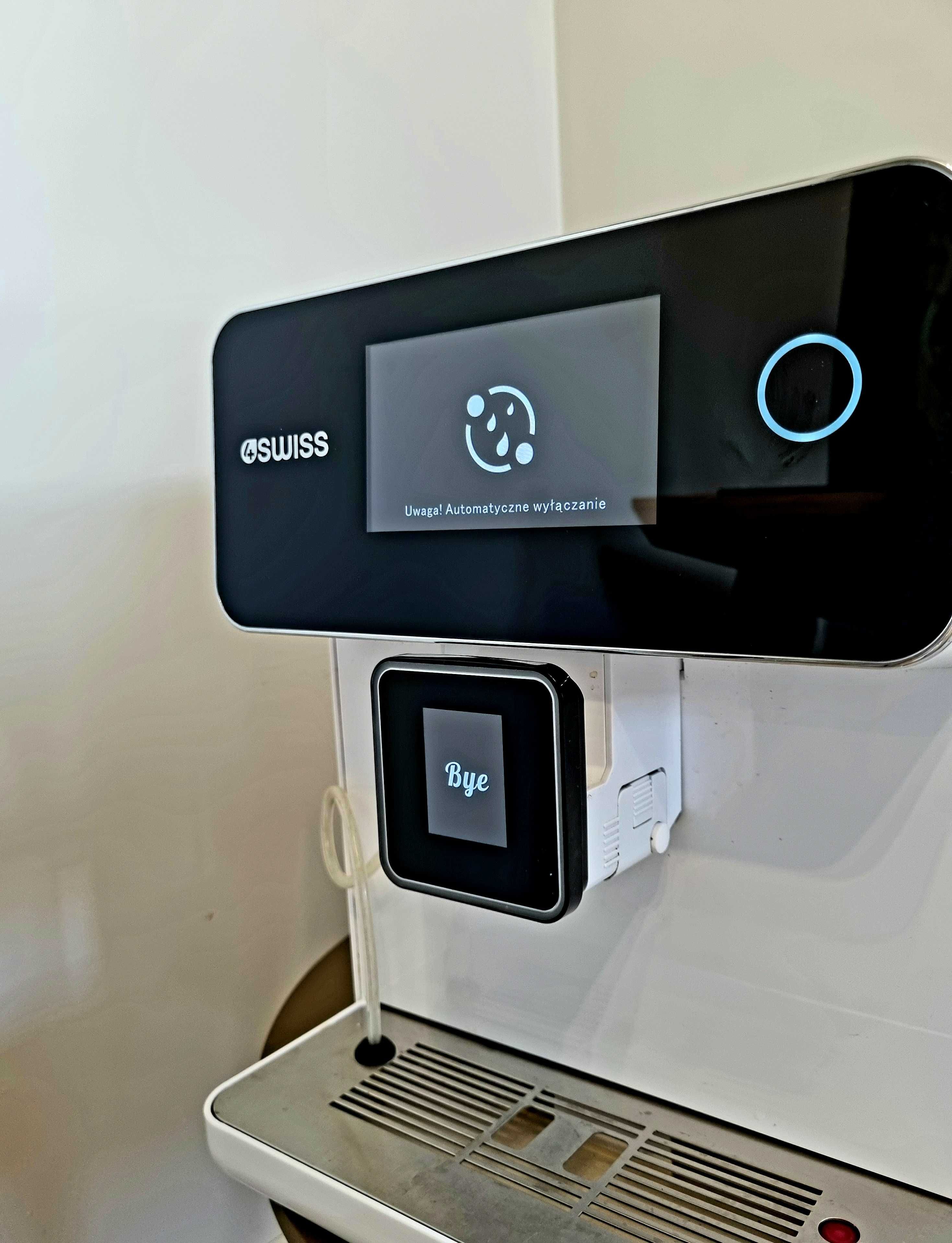 Ekspres ciśnieniowy automatyczny do kawy 4Swiss Roma a10 biały
