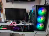 Komputer gamingowy + monitor