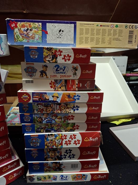 Puzzle dla chłopca - duży zestaw