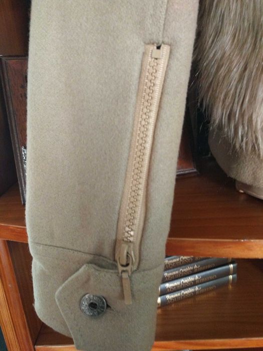 Blusão em  Tecido de Lã com Pêlo