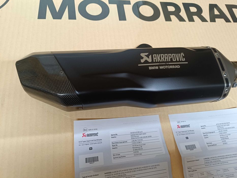 Ponteira Akrapovic BMW F850GS ou F750GS F900GSA como NOVA