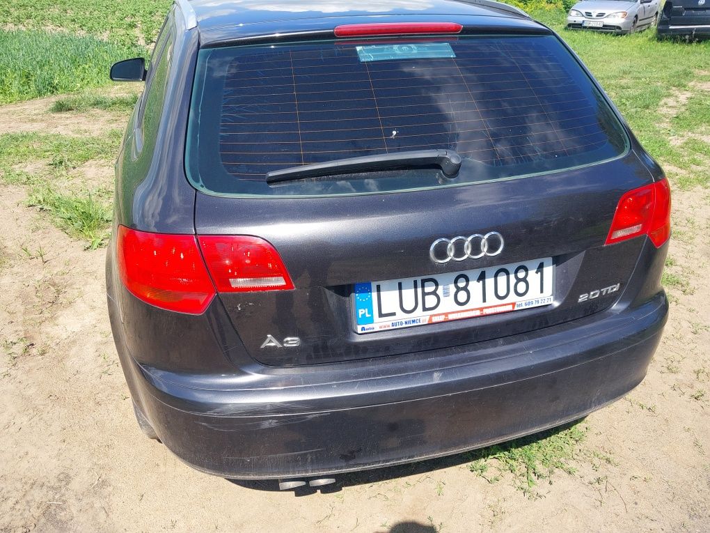 Części audi a3 8p sportback 2.0 tdi bkd skrzynia grf kolor lz7l maska