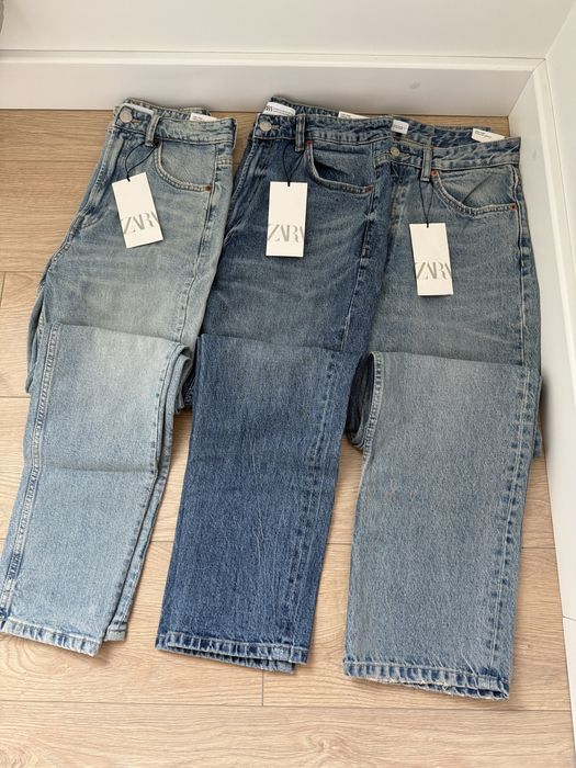 Джинси Zara mom джинси straight