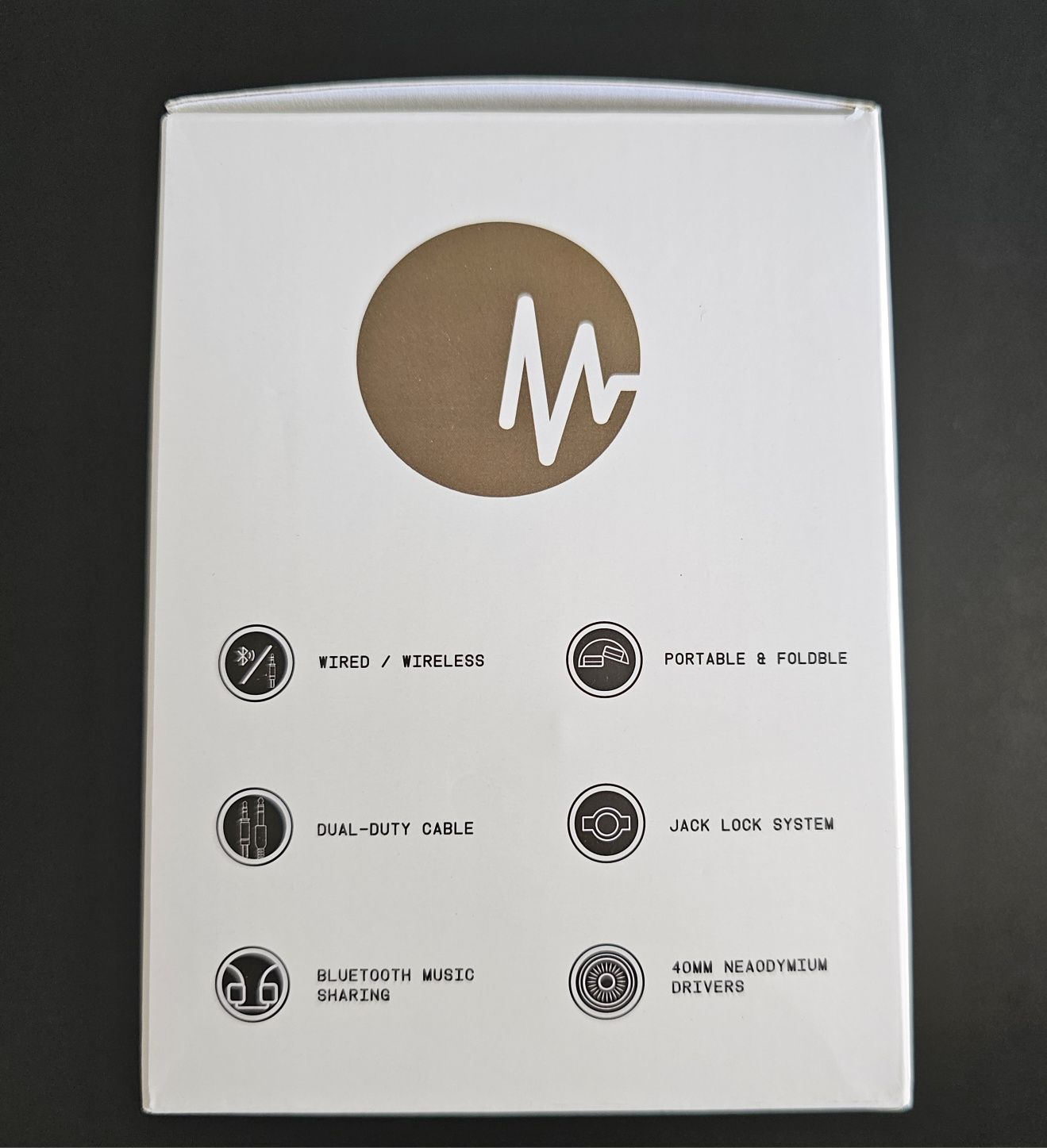 Nowe słuchawki bezprzewodowe Magnussen H6 czarne Bluetooth + jack