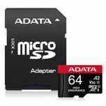 Adata Karta microSD High Endurance 64GB UHS1 U3 V30 A2 100/80MB/s