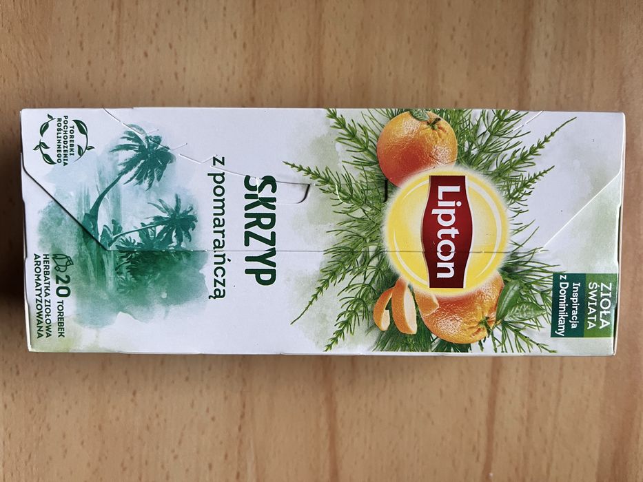 Herbata szkrzyp z pomarancza lipton
