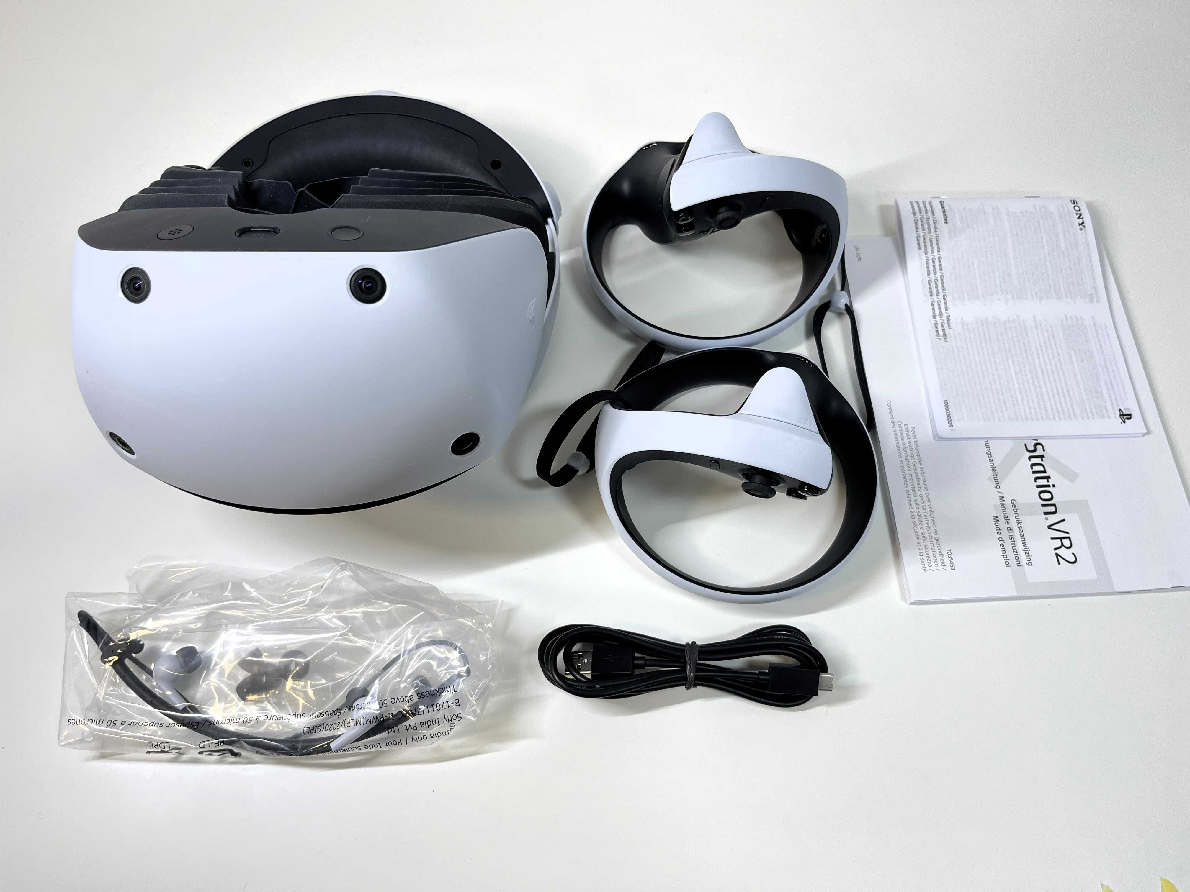 Google VR SONY PlayStation VR2 z dwoma kontrolerami
