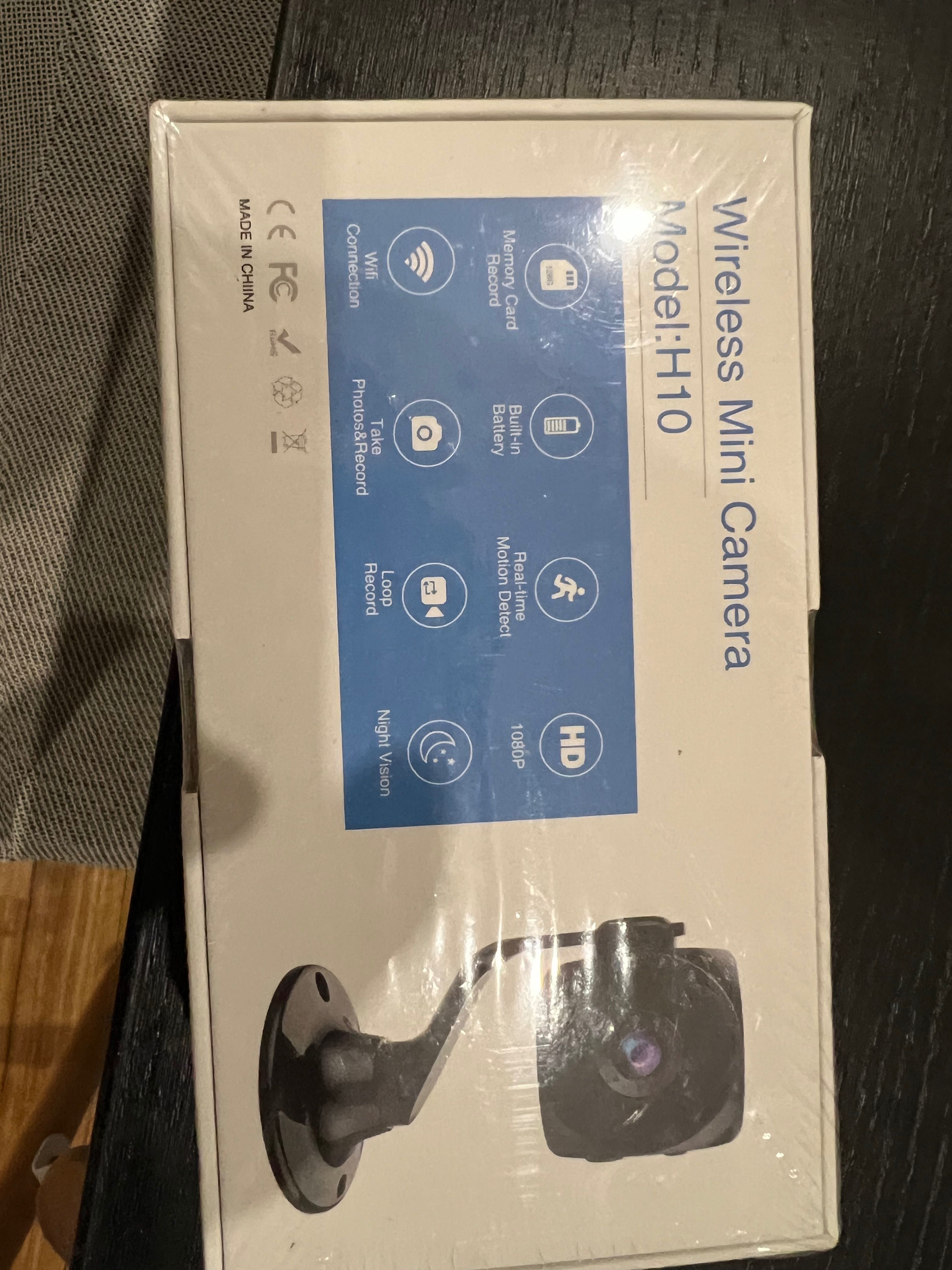 Mini câmara wireless nova