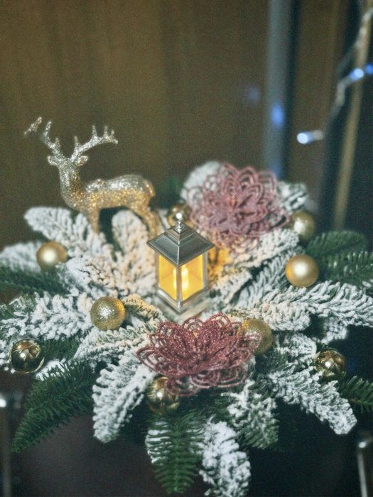 МИТТЄВО ВІДПОВІДАЮ! Новорічні композиції. Новорічний декор.