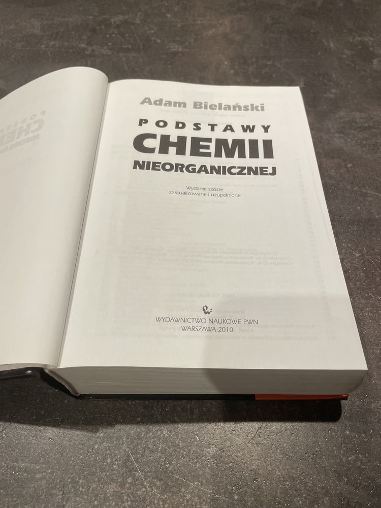Podstawy Chemii Nieorganicznej | PWN | A. Bielański