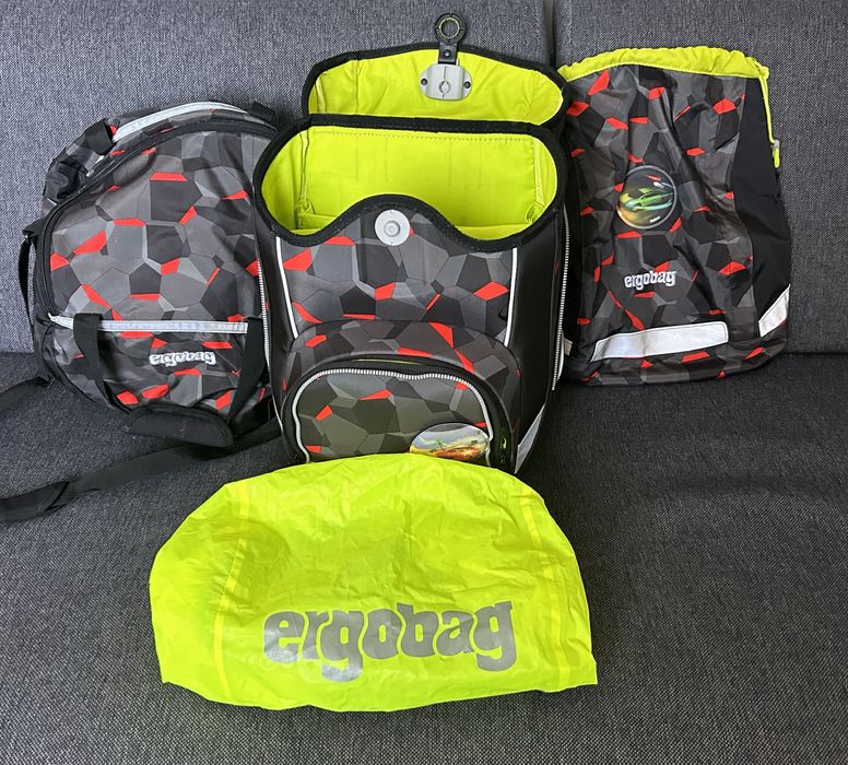 Tornister chłopiecy Erobag 4 czesciowy