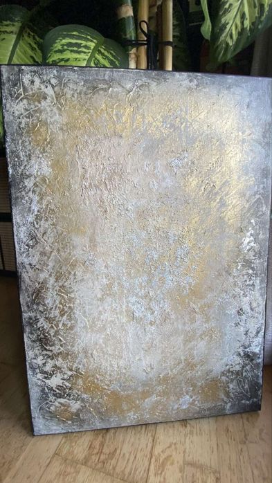 Tela acrilica abstrata nova 50x70 cm