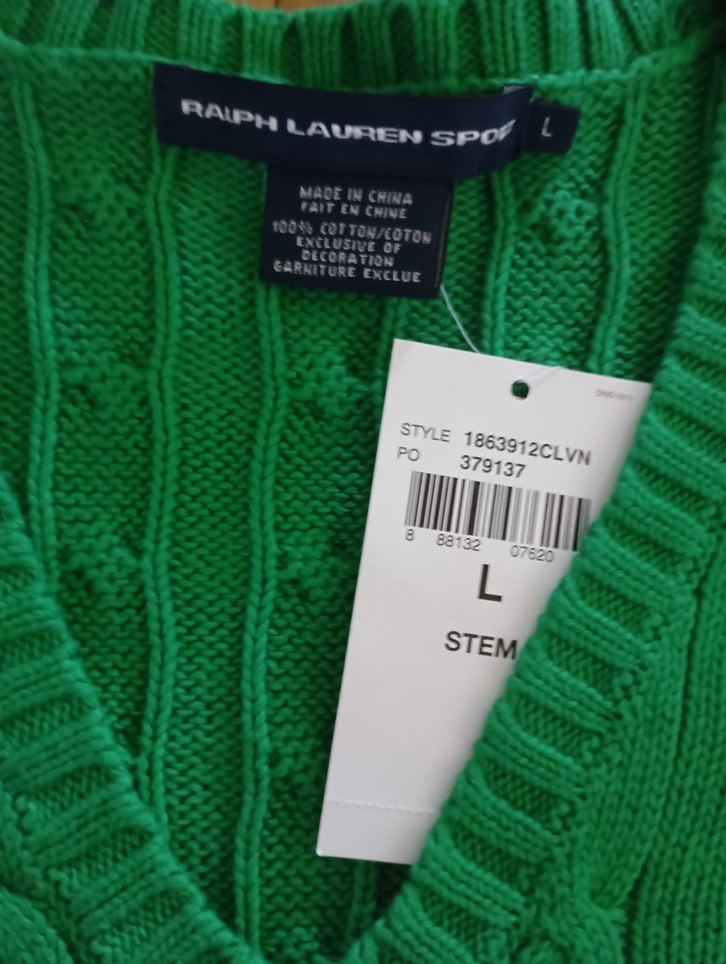 Nowy Sweter Ralph Lauren Rozmiar L
