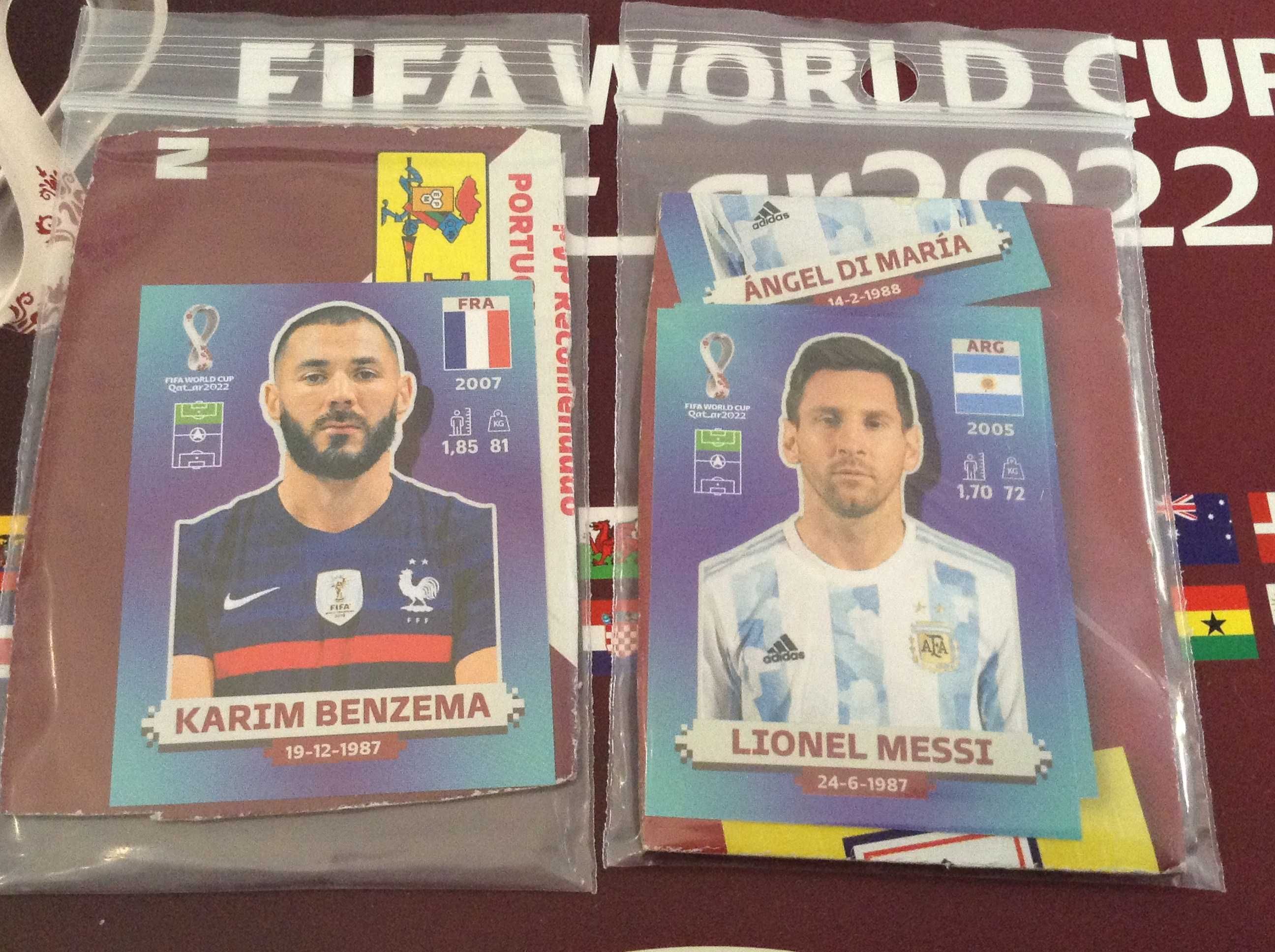 Mundial Qatar 2022 Panini cromos de Futebol FIFA World Cup