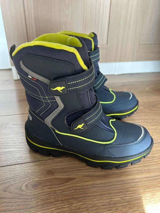 Kangaroos buty zimowe śniegowce chłopięce r 37 wkł 24,5 cm SUPER STAN