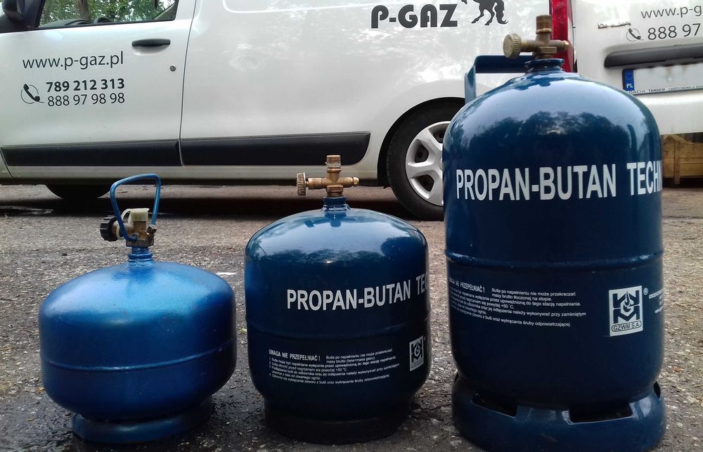 Butle Turystyczne, Nowe i Używane. Pełne. Gaz, 2kg, 3kg, 5kg; Dowóz