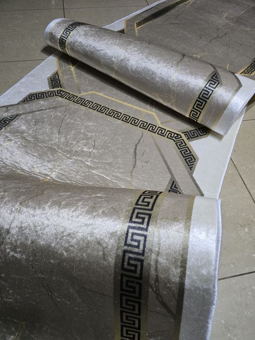 dywan chodnik 300x80 turecki,antyposlizg, ORNAMENT bez+ZŁOTO wyprzedaz