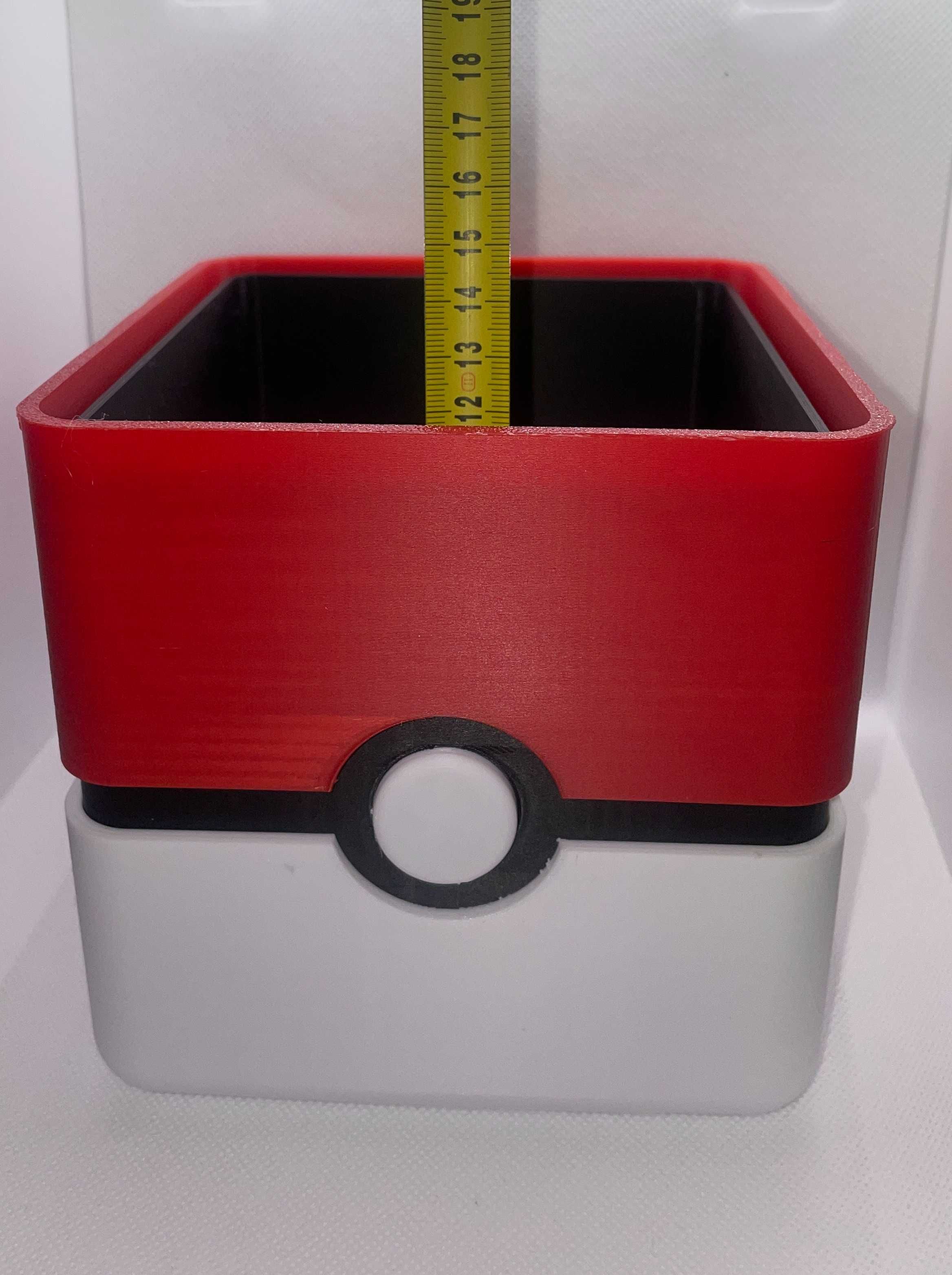Vaso de Plantas Pokémon Pokebola 3D - 2 Tamanhos - Decoração Geek