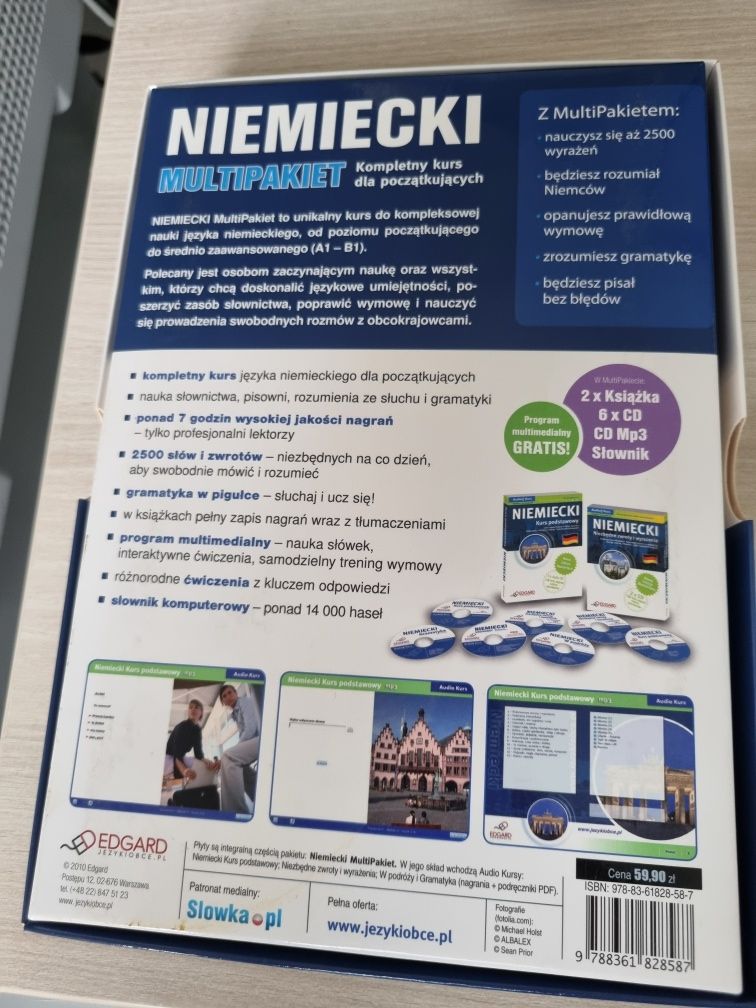 Niemiecki Multipakiet Kompletny kurs dla początkujących  poziom A1-B1