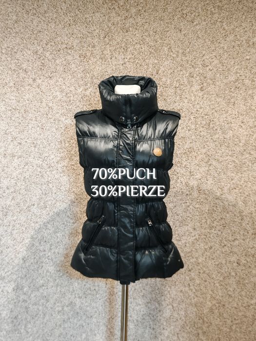 Bezrękawnik puchowy Tommy Hilfiger ze ściągaczami kamizelka pikowana