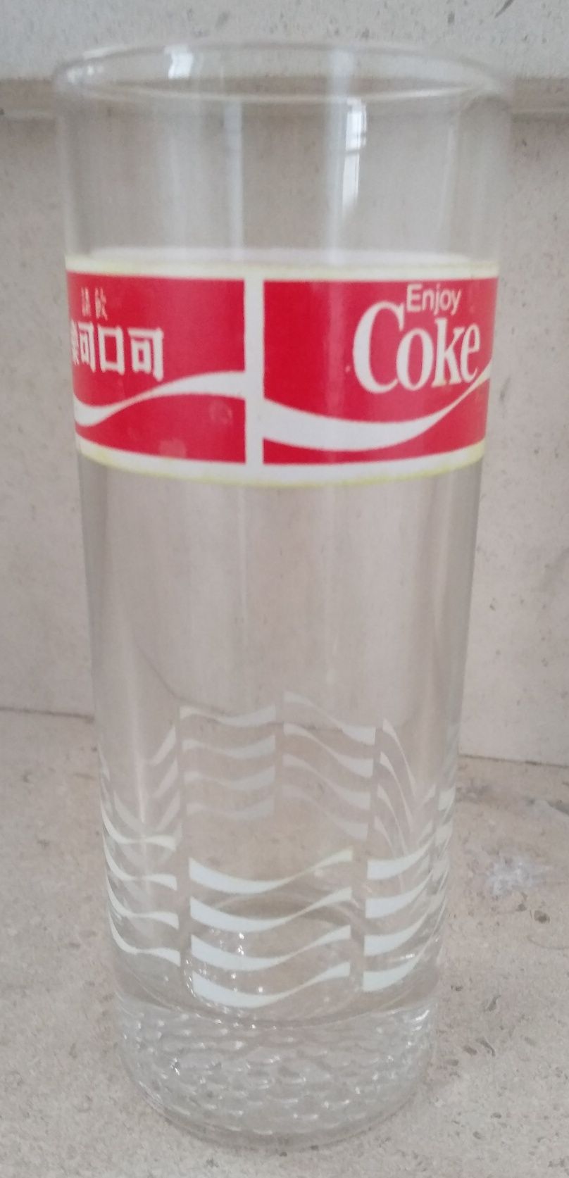 Raro copo da marca Coca-Cola