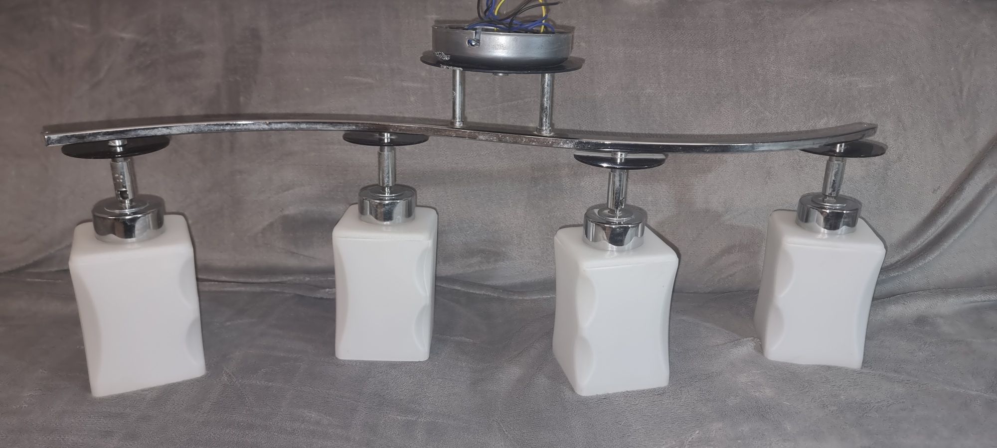 Żyrandol, lampa sufitowa, oswietlenie, klosz