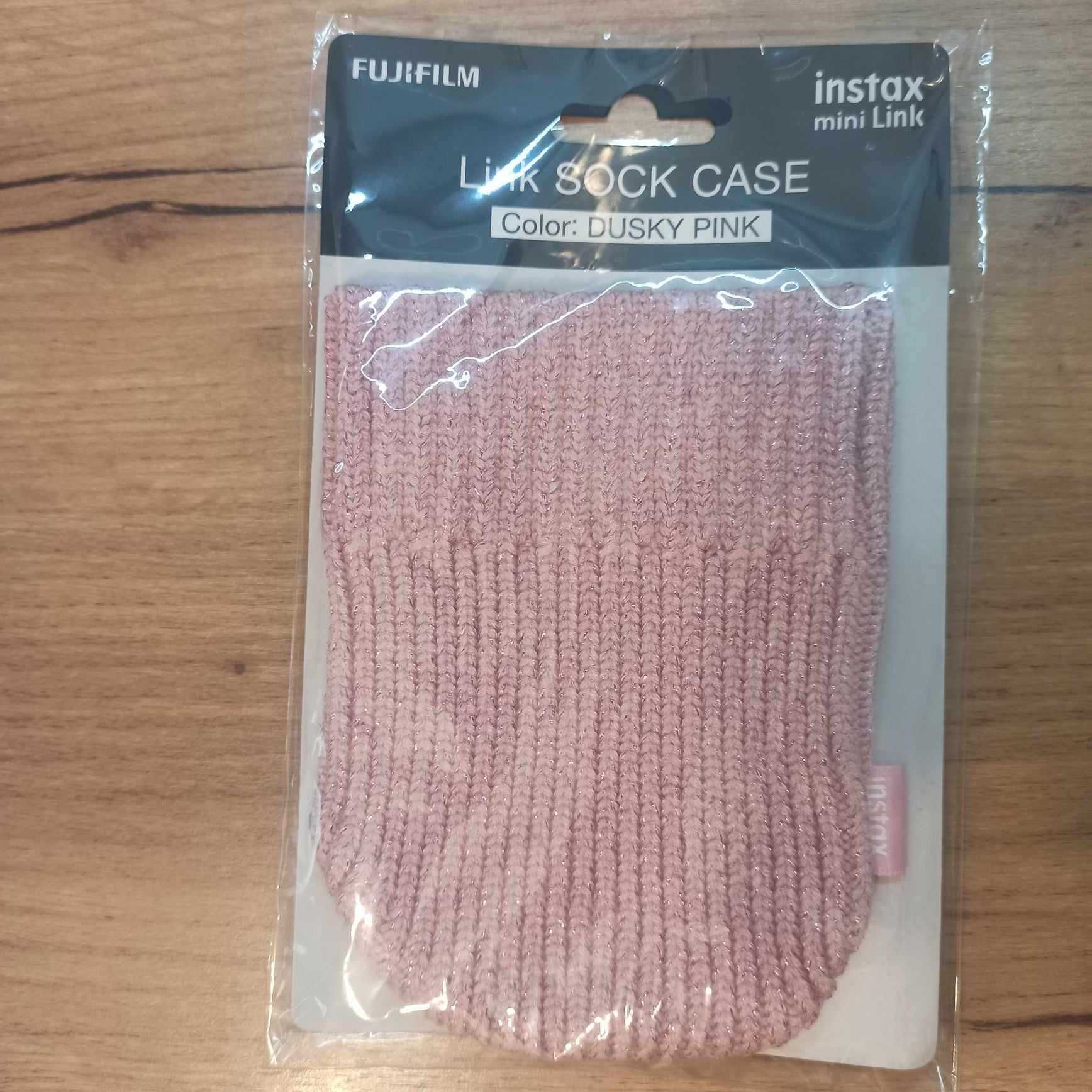 Fujifilm Instax Mini Link Sock Case Pokrowiec Etui Oryginał róż różowy