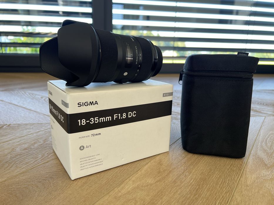 Obiektyw Sigma 18-35 F1.8 DC - Nikon, Idealny stan