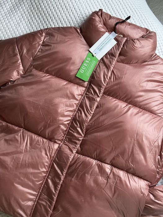 100% оригінал | GUESS Crop Puffer Jacket| жіноча куртка, L